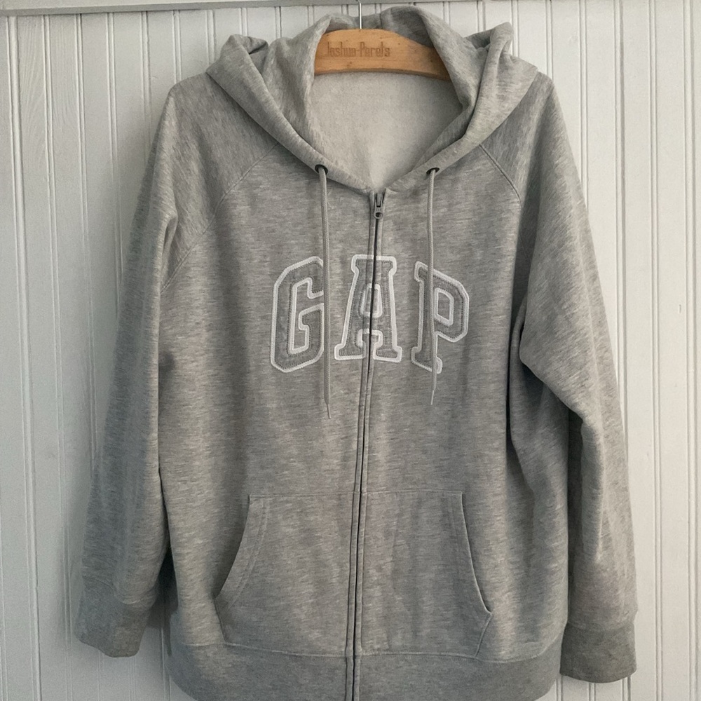 🐝GAP Heather Gray XXL Hoodie - Picture 4 of 4